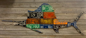 Florida Sailfish License Plate Art - Ready-To-Ship