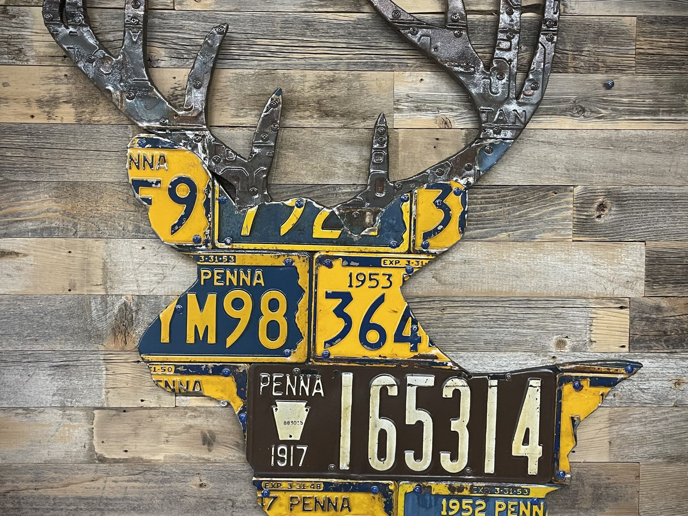 Pennsylvania Whitetail Deer License Plate Art