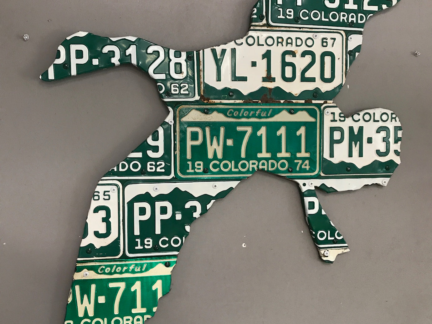 Colorado Goose License Plate Art