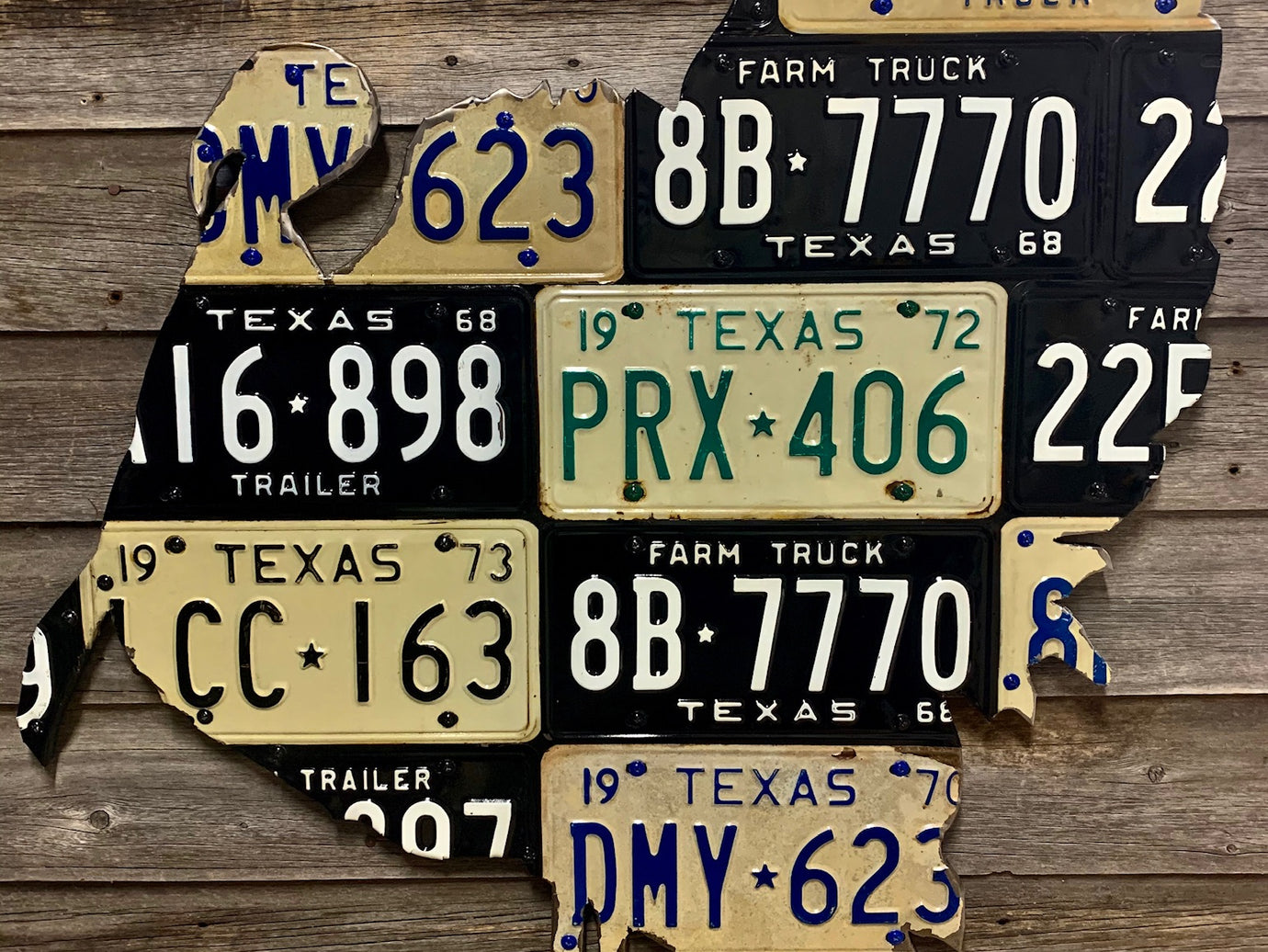 Texas Turkey License Plate Art