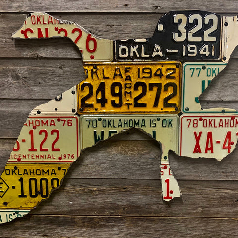 Geese License Plate Art