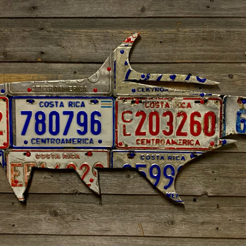 Costa Rica License Plate Art