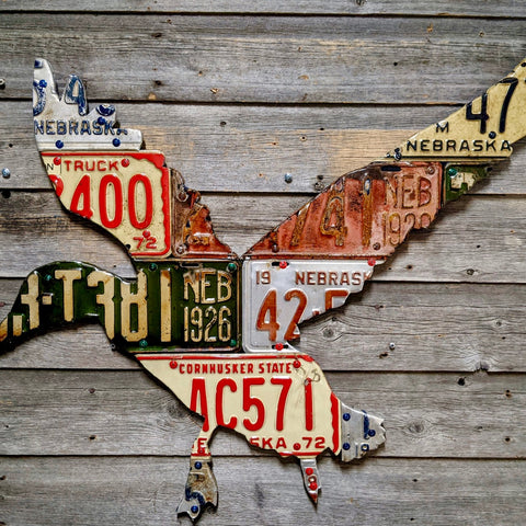 Duck License Plate Art