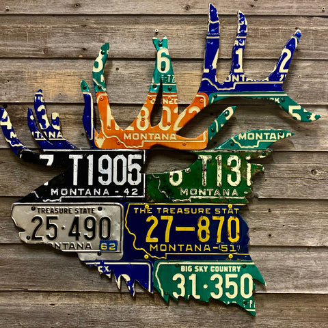 Hunting License Plate Art