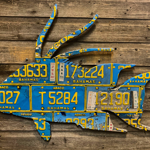 Hogfish License Plate Art