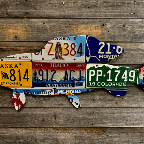 Cody Richardson Grayling License Plate Art