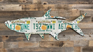 Juvenile Florida Orange Tarpon License Plate Art