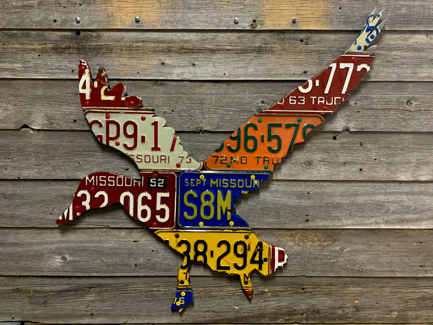 Missouri Duck License Plate Art