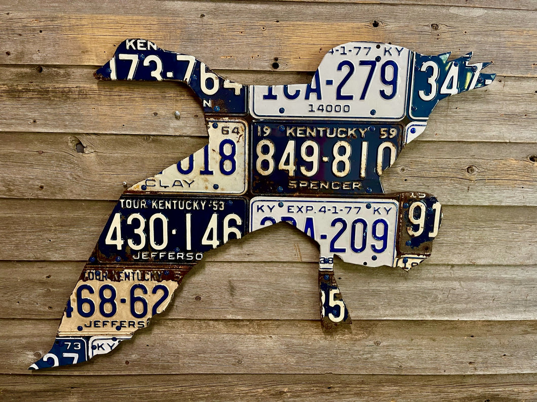 Kentucky Goose Antique License Plate Art