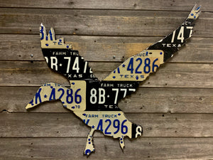 Texas Duck License Plate Art