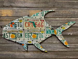 Florida Permit Orange License Plate Art