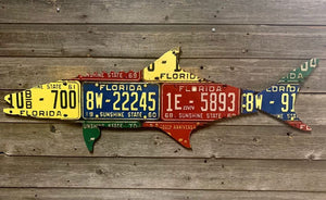 Florida Antique Cobia License Plate Art
