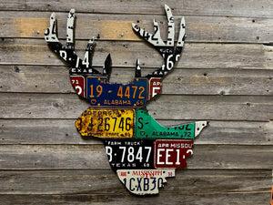 Alabama Whitetail License Plate Art