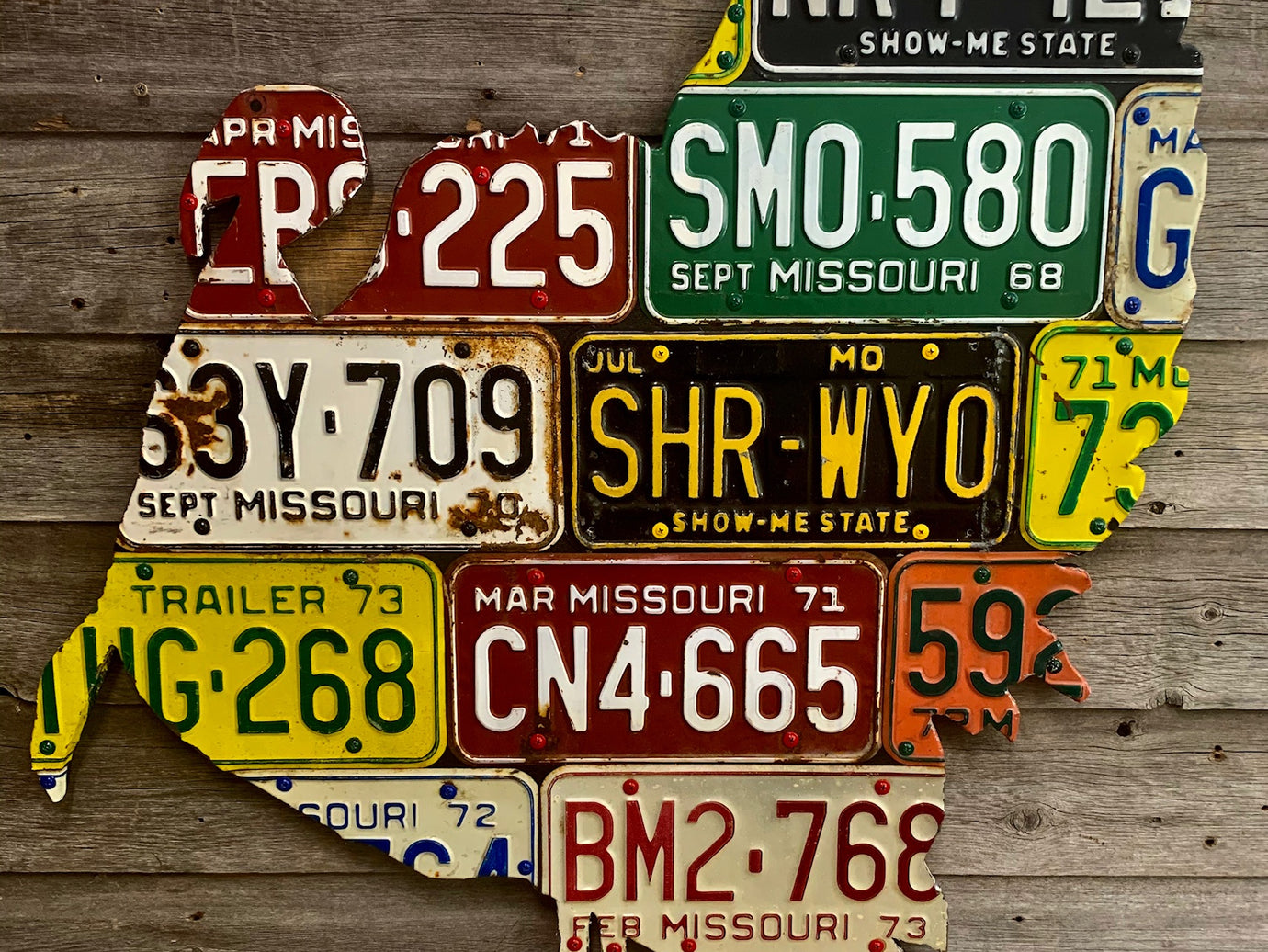 Missouri Turkey License Plate Art