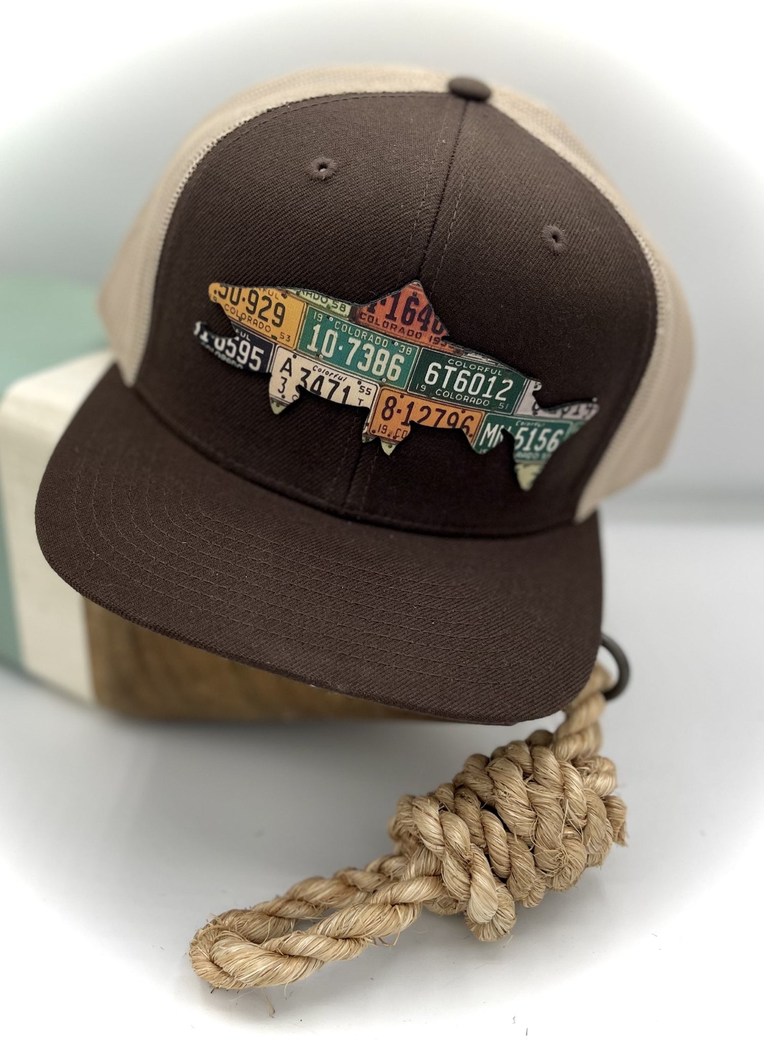 Steelhead Trout Hat, American Steelhead, Steelhead Fishing, Trout Fishing Hat, Embroidered Hats, Patriotic Fishing Hat, Fly Fishing Hat