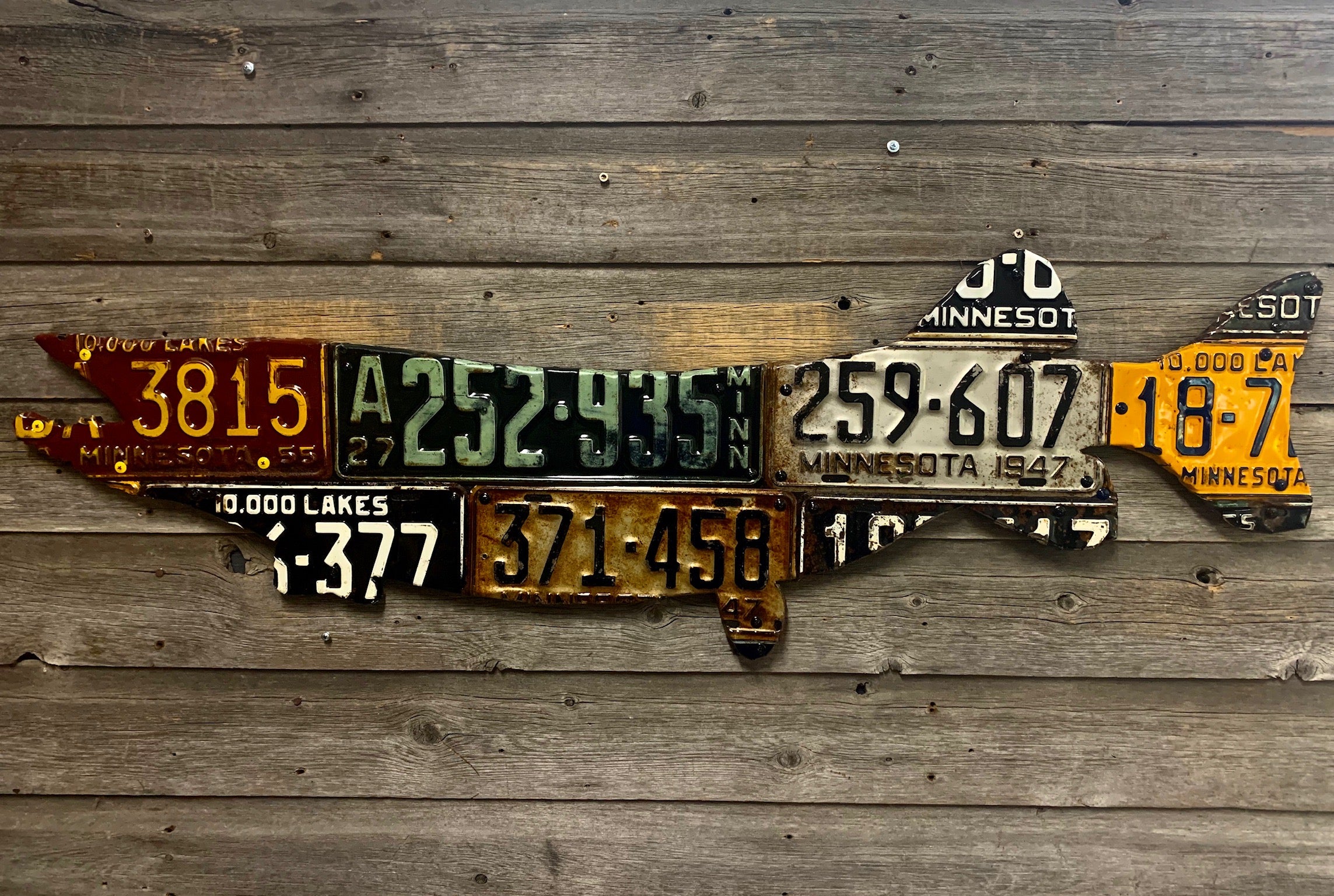 Pike/Muskie License Plate Art (Pick Your States)– Cody's Fish