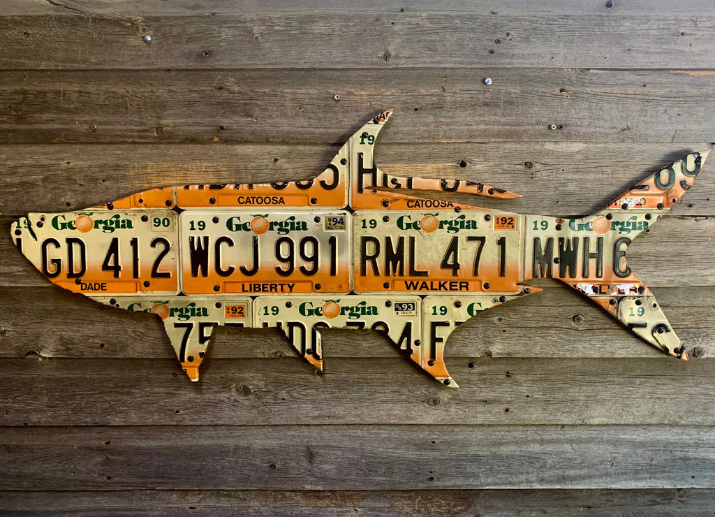 Georgia Peach Tarpon License Plate Art– Cody's Fish