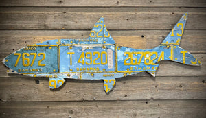 Bahamas Bonefish License Plate Art - Ready-to-Ship