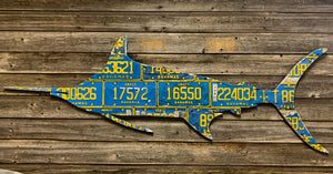 Bahamas Marlin License Plate Art