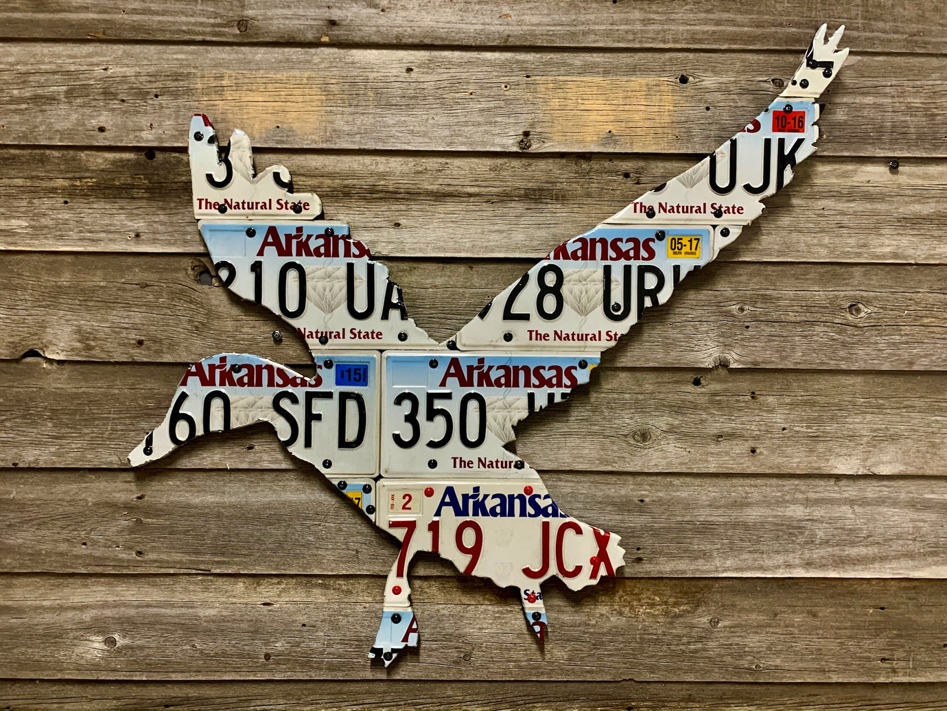 Arkansas Duck License Plate Art