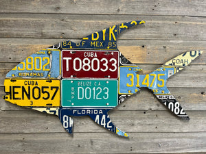 Caribbean Grand Slam Permit License Plate Art