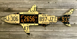 New Jersey Shark License Plate Art