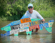 Extra-Large 6-Foot Brown Trout License Plate Art