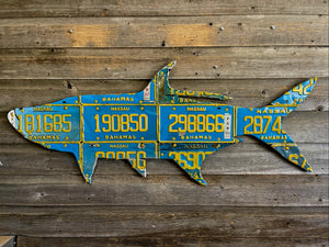 Bahamas Tarpon License Plate Art
