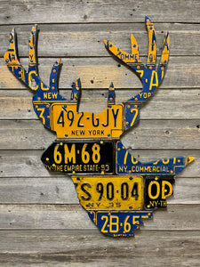 New York Whitetail Deer License Plate Art