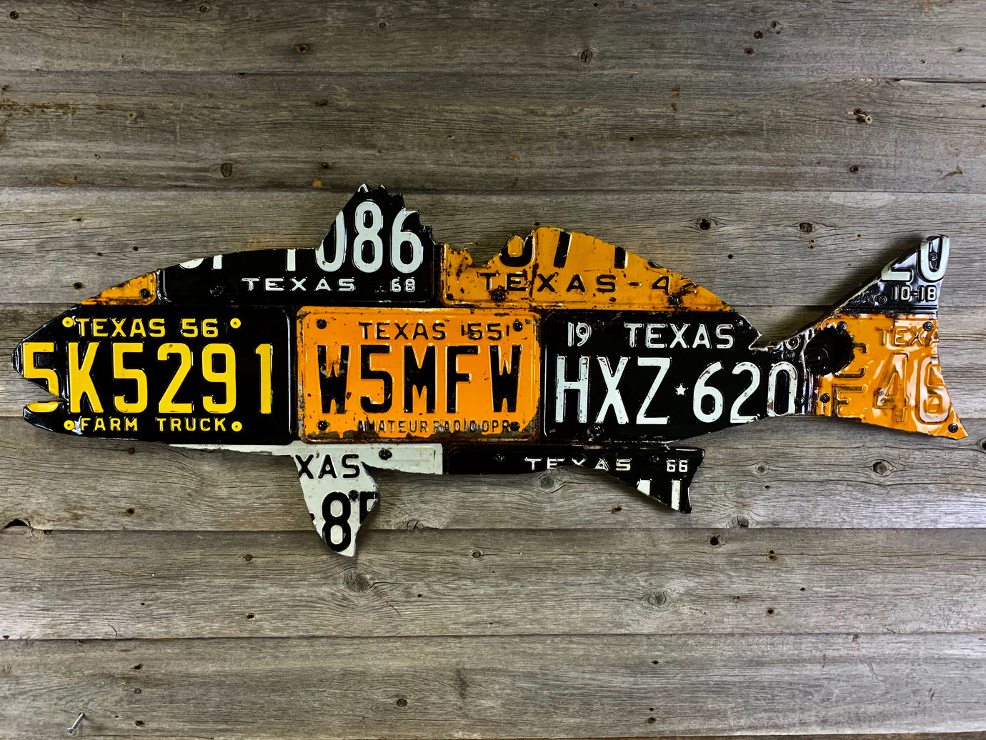 License Plate Art – Cody's Fish