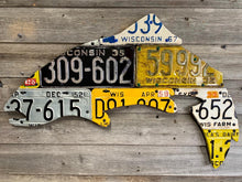 Wisconsin Antique Trout License Plate Art
