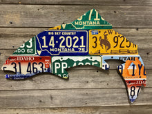 Mixed Western State Trout License Plate Art
